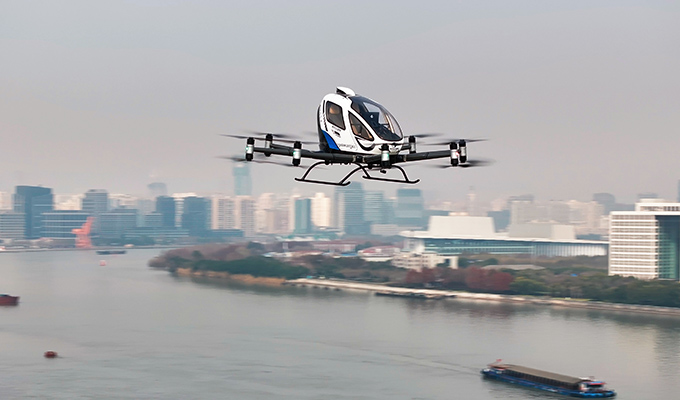 亿航智能 2024 年 eVTOL 交付量同比激增 315% 低空经济产业加速起飞